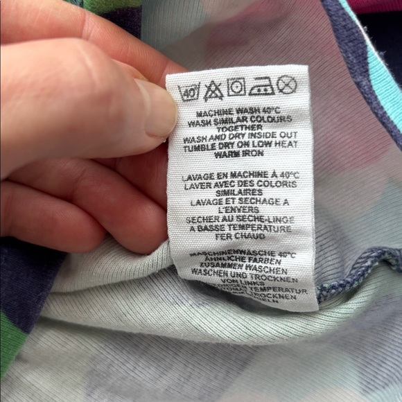 Mini Biden 100% cotton long-sleeved tee - flower power! - Picture 4 of 5